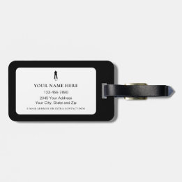 Étiquette À Bagage Life Is Better at Tee Time Personalized Golfer