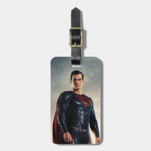 Étiquette À Bagage Ligue de Justice Superman Sur Le Champ De Batail