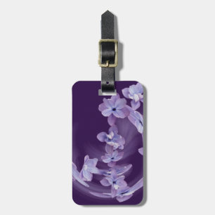 Étiquette À Bagage Lilac en cercle