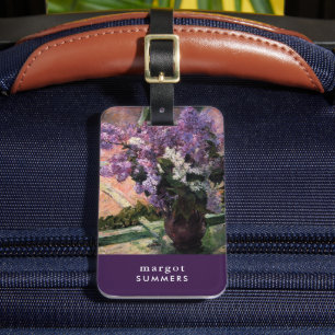 Étiquette À Bagage Lilacs dans une fenêtre   Mary Cassatt