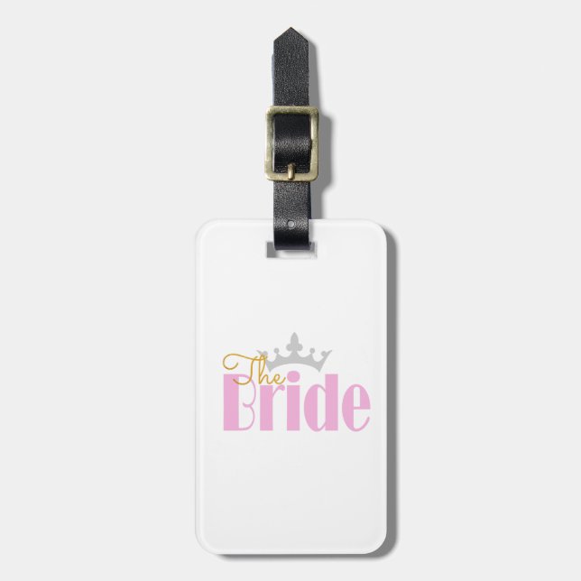 Étiquette À Bagage L'image-Bride-couronne.gif (Devant Vertical)