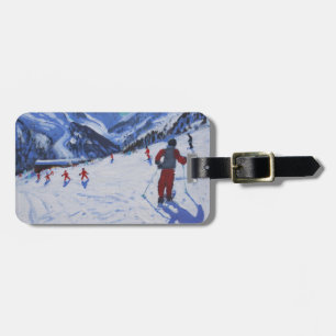 Étiquette À Bagage L'instructeur Mottaret de ski