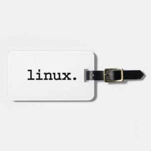 Étiquette À Bagage linux.
