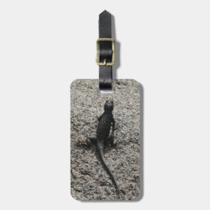 Étiquette À Bagage Lizard noir