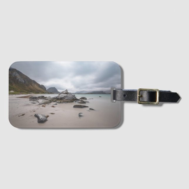 Étiquette À Bagage Lofoten Ramberg Beach (Devant Horizontal)