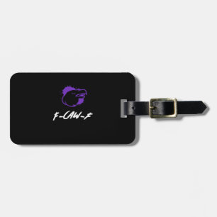 Étiquette À Bagage Logo de corbeau drôle F-Caw-F – Croasse pour attir