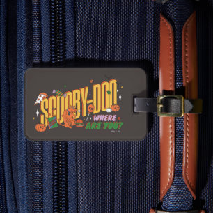 Étiquette À Bagage Logo de friandise d'Halloween de Scooby-Doo