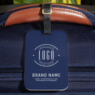 Étiquette À Bagage logo de société personnalisé moderne