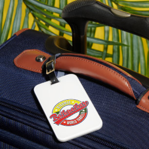 Étiquette À Bagage logo de voyageur du monde routard Myanmar