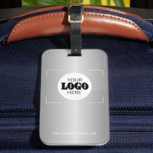 Étiquette À Bagage Logo d'entreprise cadeau promotionnel métallisé ar