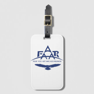 Étiquette À Bagage Logo FAAAR sur le numéro de bagage