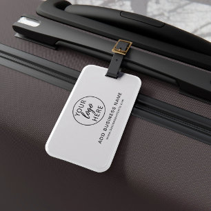 Étiquette À Bagage Logo personnalisé pour entreprise professionnelle
