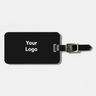 Étiquette À Bagage Logo personnalisé simple et élégant ici société g