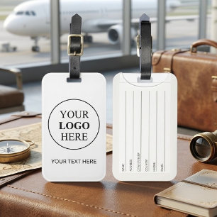 Étiquette À Bagage Logo Promotionnel Personnalisé – Aucune Commande M