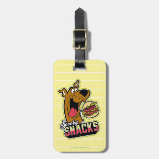Étiquette À Bagage Logo Scooby-Doo "Scooby Snacks"