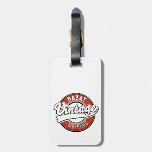 Étiquette À Bagage Logo vintage Rabat Maroc