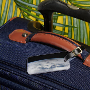 Étiquette À Bagage L'Ombre De La Lune S'Étend Sur Le Pacifique Nord. 