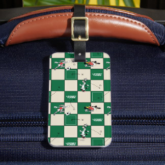 Étiquette À Bagage LOONEY TUNES™ motif de grille de football