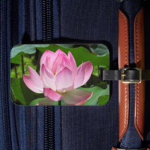 Étiquette À Bagage Lotus Bloom rose