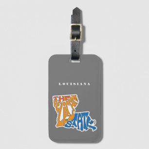 Étiquette À Bagage Louisiane surnom Word Art