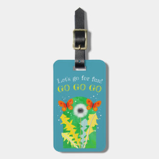 Étiquette À Bagage lovely flower tag -dandelion-ラゲッジタグ