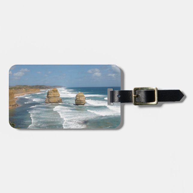 Étiquette À Bagage Lueur de la plage (Devant horizontal)
