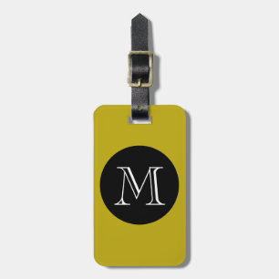ÉTIQUETTE À BAGAGE LUGGAGE/BAG CHIC TAG_191 YELLOW/BLACK/MONOGRAM