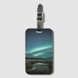 Étiquette À Bagage Lumières du Nord