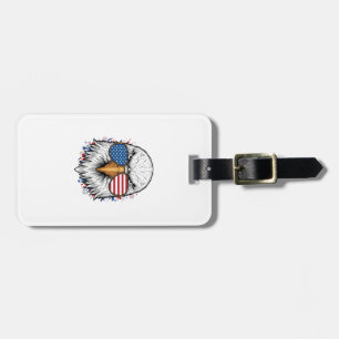 Étiquette À Bagage Lunettes de soleil aigle patriotique Chemise vecte