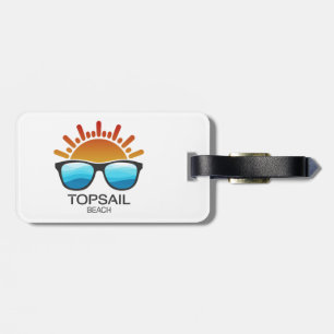 Étiquette À Bagage Lunettes de soleil de Topsail Beach Caroline du No