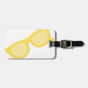 Étiquette À Bagage Lunettes de soleil d'été lunettes de lunettes jaun