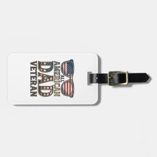 Étiquette À Bagage Lunettes de soleil patriotiques pour vétéran de pa