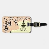 Lustre girly chic vintage de Paris