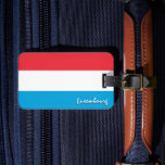 Étiquette À Bagage Luxembourg Mots-clés, drapeau patriotique<br><div class="desc">Balise bagage : Luxembourg Drapeau & valise de vacances Luxembourg,  étiquettes bagages - amour mon pays,  voyage,  patriotes nationaux / fans de sports</div>
