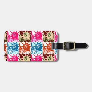 Étiquette À Bagage Madame Liberty Luggage Tag d'art de bruit