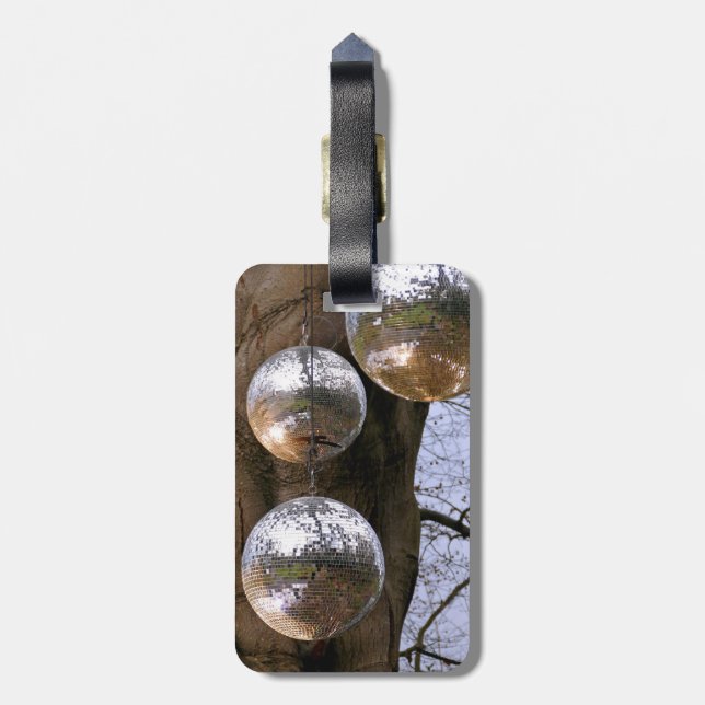 Étiquette À Bagage Magnifique ! Boules miroir (Dos Vertical)