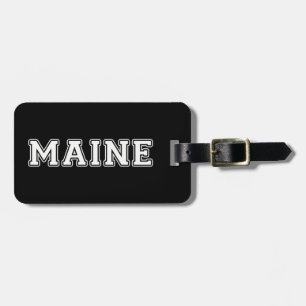 Étiquette À Bagage Maine