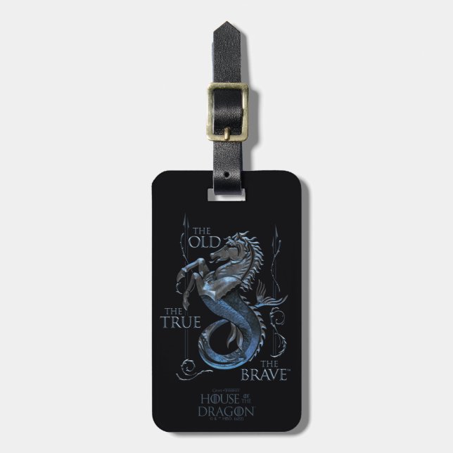 Étiquette À Bagage MAISON DU DRAGON | Maison Velaryon Sigil (Devant Vertical)