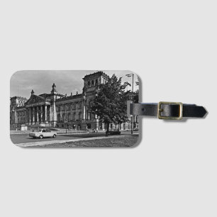 Étiquette À Bagage Maison du Parlement du Reichstag de Berlin vintage