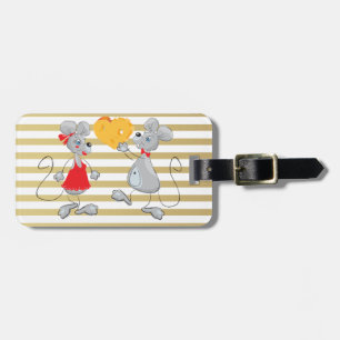 Étiquette À Bagage Maisons Whimsical Maisées