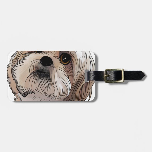 Étiquette À Bagage Malshi CMA-shi (Devant horizontal)