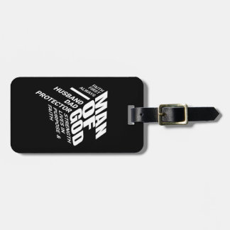 Étiquette À Bagage "Man of God" Luggage Tag – Faith, Strength & Purpo