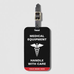 Étiquette À Bagage Manche d'équipement Médicale avec soin