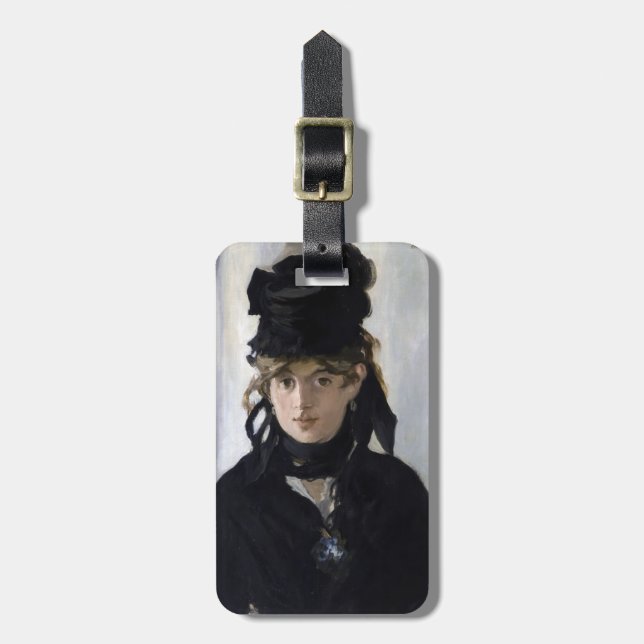 Étiquette À Bagage Manet - Berthe Morisot with a bouquet of violets (Devant Vertical)