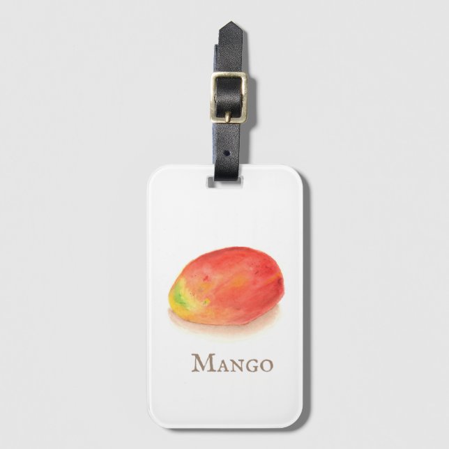 Étiquette À Bagage Mango ! (Devant Vertical)
