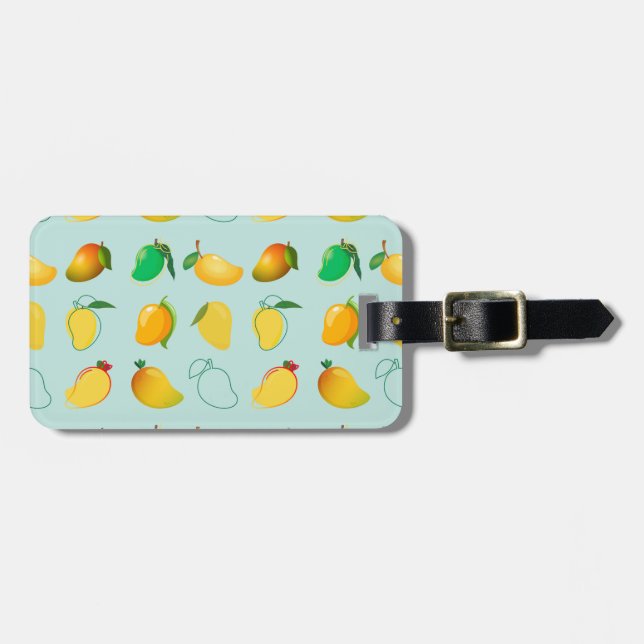 Étiquette À Bagage Mangue Fraîche (Devant horizontal)