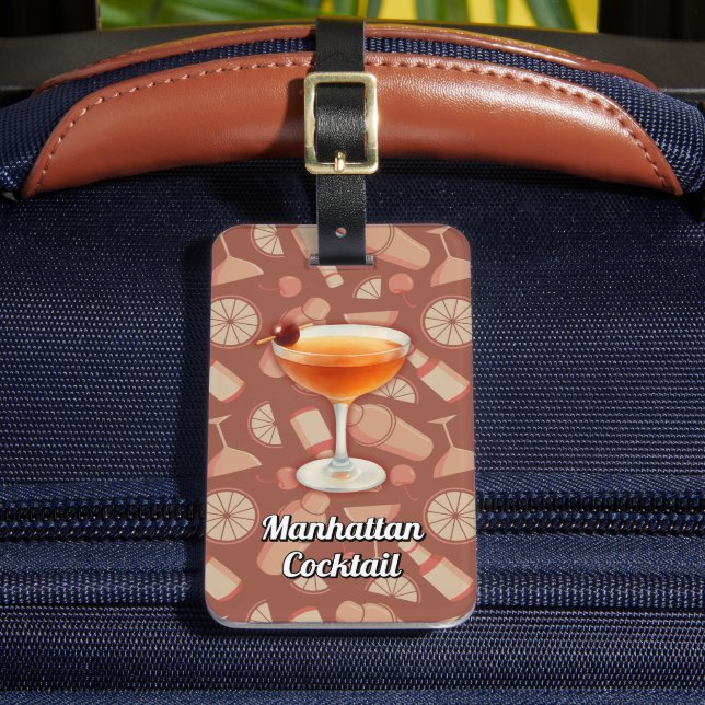 Étiquette À Bagage Manhattan Cocktail (Insitu Rectoal 2)
