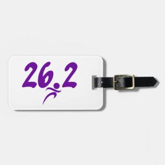 Étiquette À Bagage Marathon du pourpre 26,2