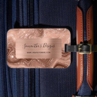 Marbre Agate Doré Rose Luxe Feuille de métal