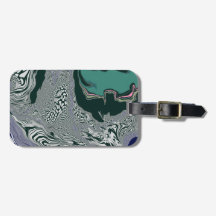 Marbre émeraude - étiquettes de bagages